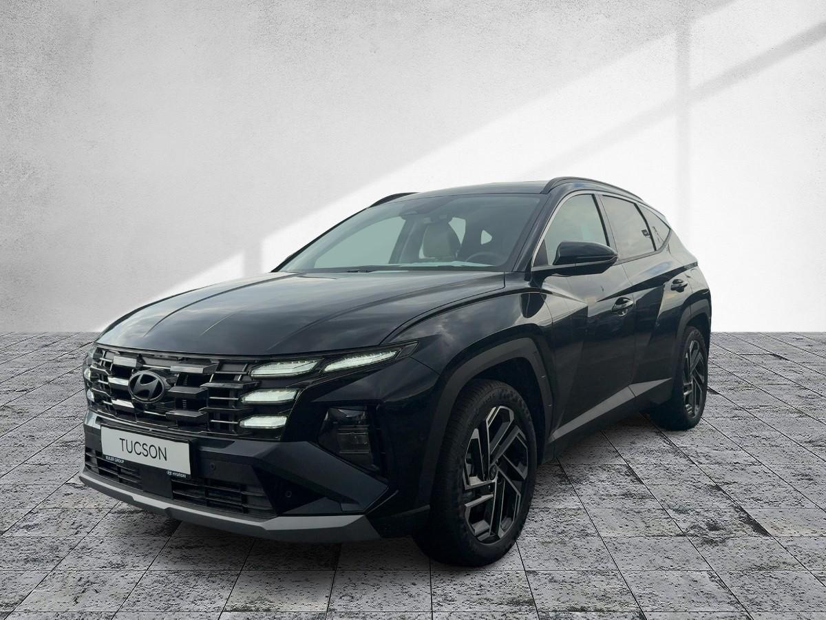 HYUNDAI TUCSON in Schwarz von vorne HYUNDAI TUCSON in Schwarz von vorne