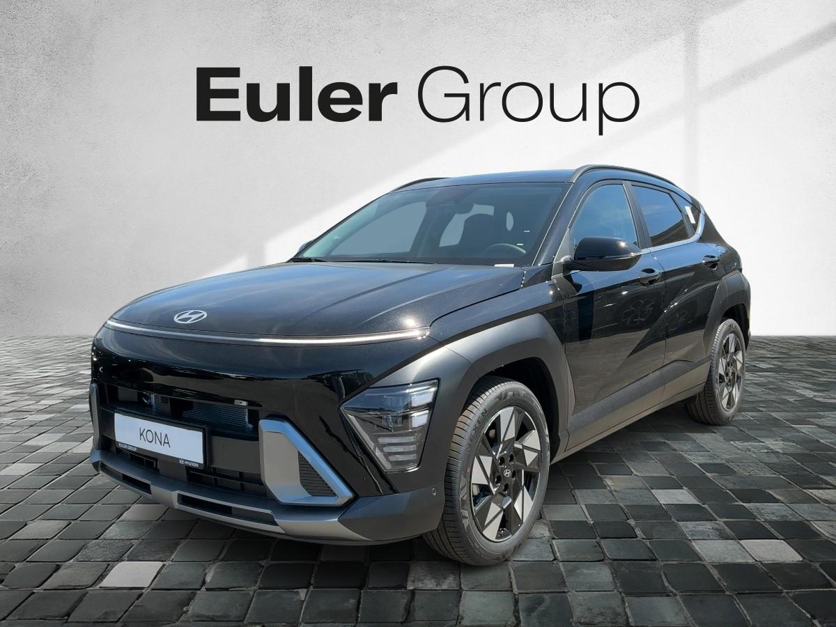 HYUNDAI KONA in Schwarz von vorne HYUNDAI KONA in Schwarz von vorne