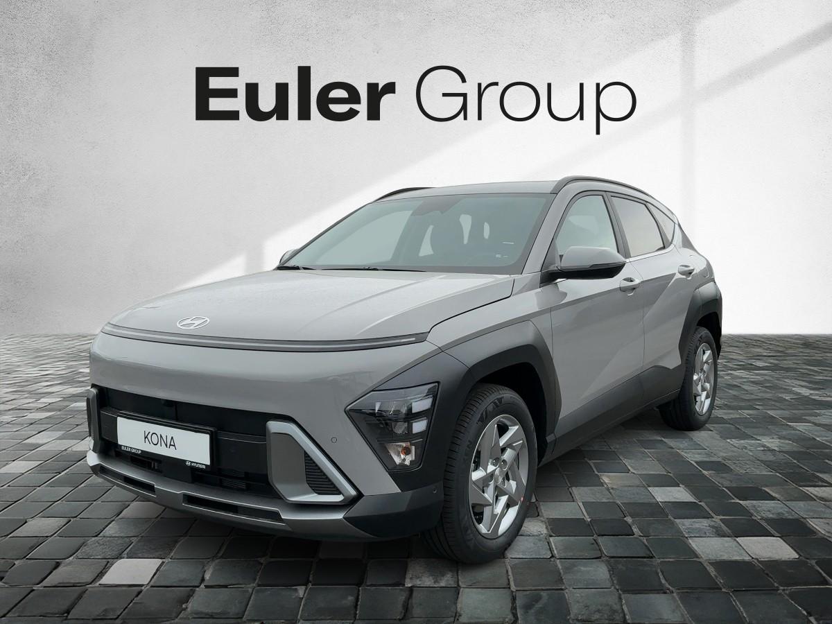 HYUNDAI KONA in Grau von vorne HYUNDAI KONA in Grau von vorne