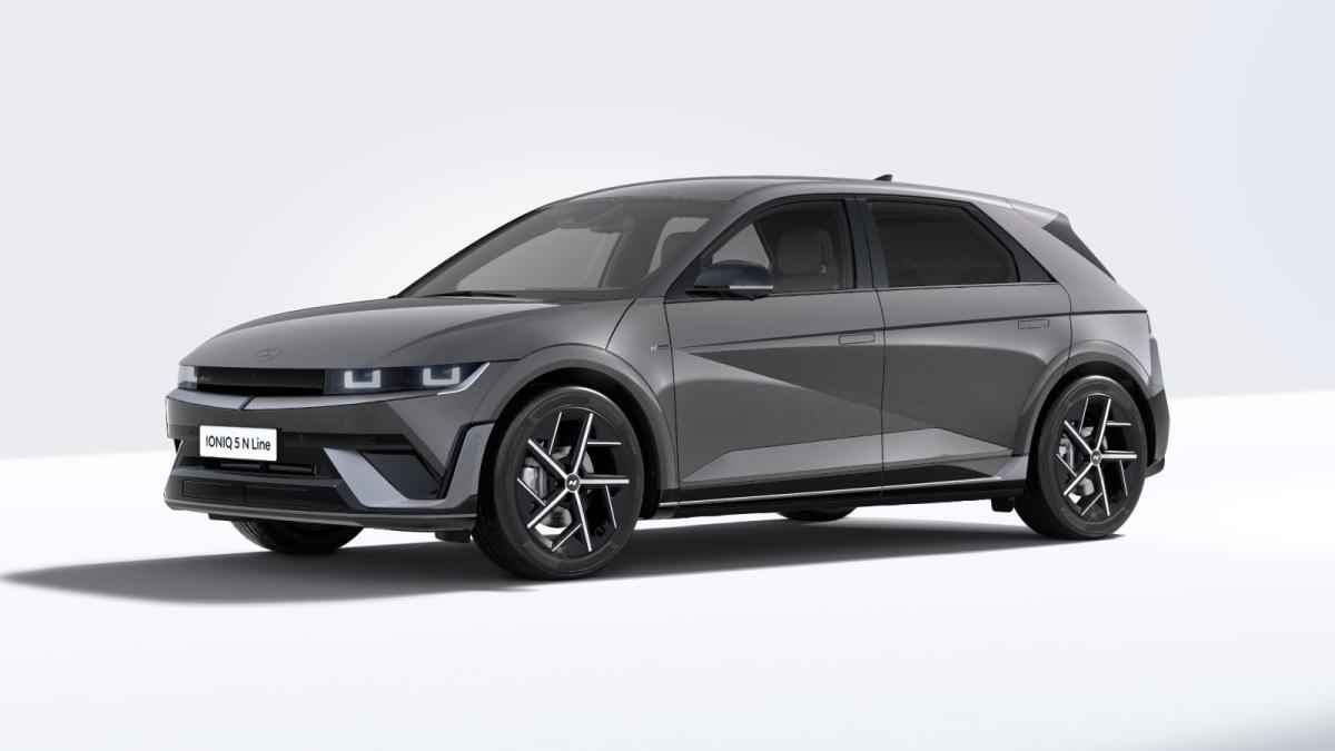 HYUNDAI IONIQ 5 in Grau von vorne