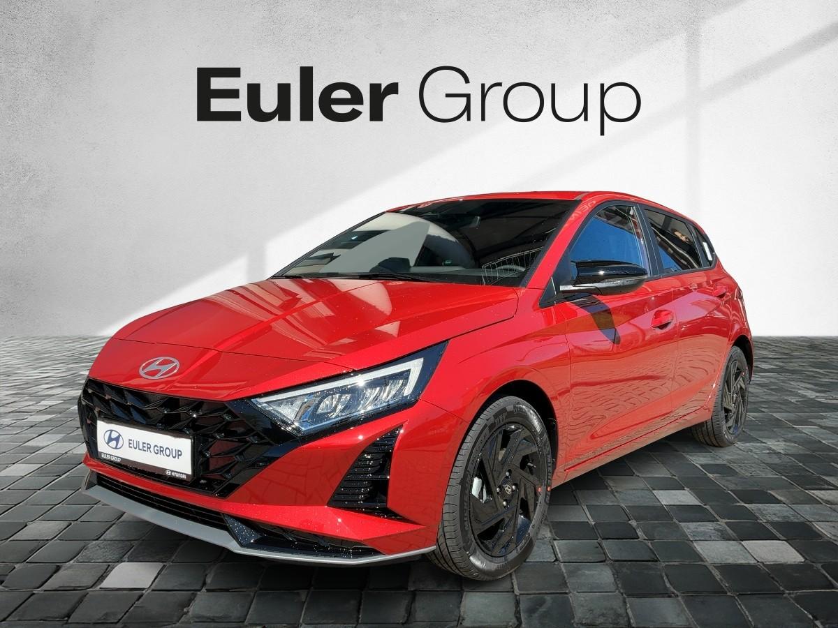 HYUNDAI i20 in Rot von vorne