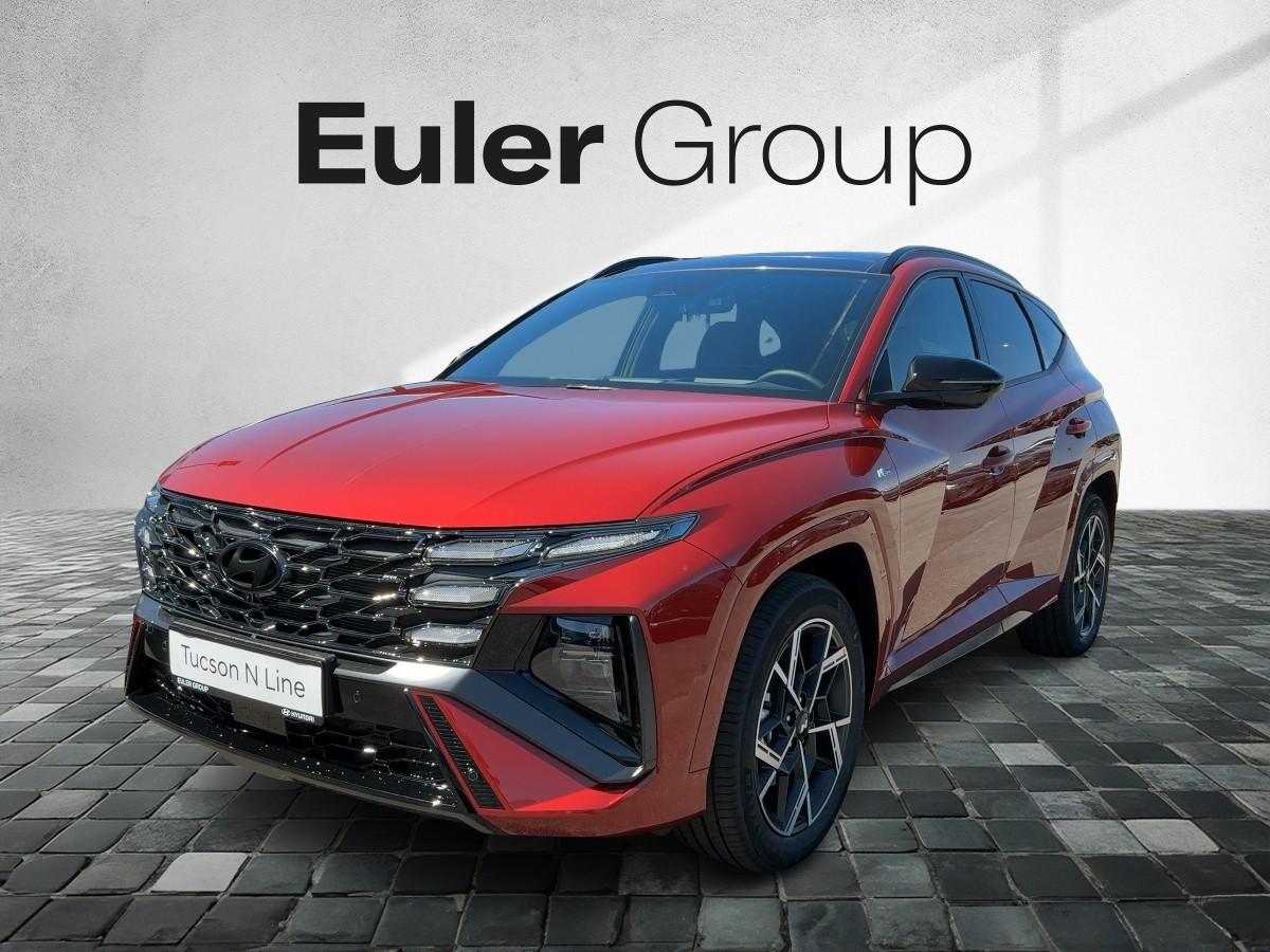 HYUNDAI TUCSON in Rot von vorne