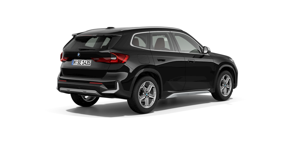 BMW BMW X in Schwarz von hinten BMW BMW X in Schwarz von hinten