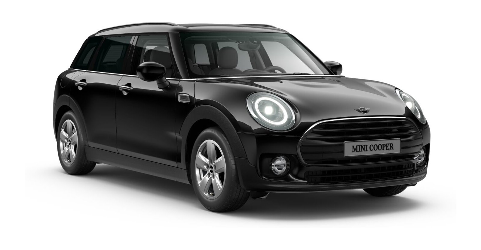 MINI Cooper Clubman in Schwarz von vorne MINI Cooper Clubman in Schwarz von vorne