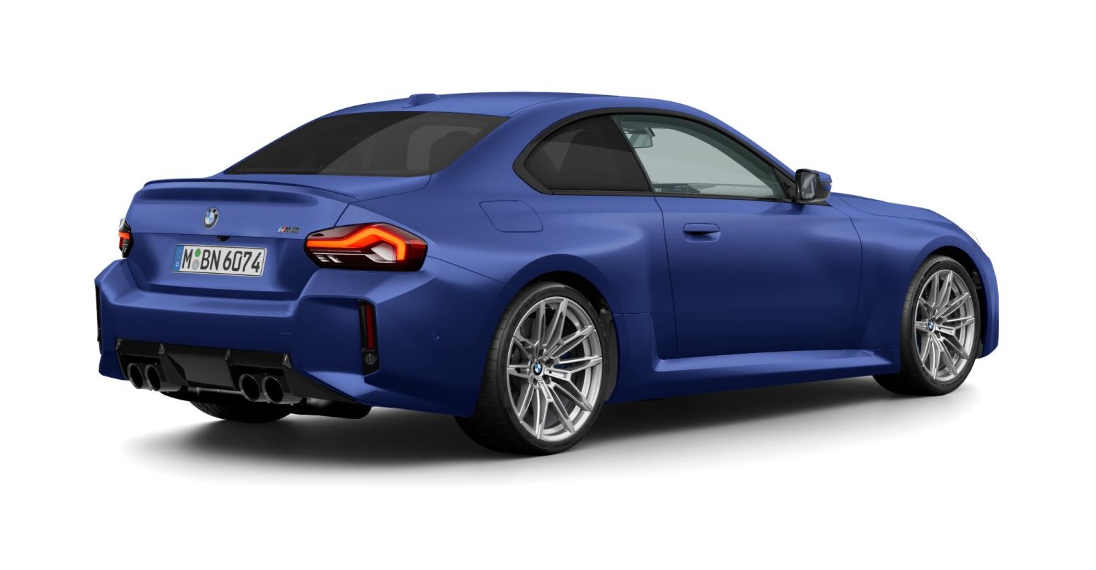 BMW BMW M in Blau von hinten BMW BMW M in Blau von hinten