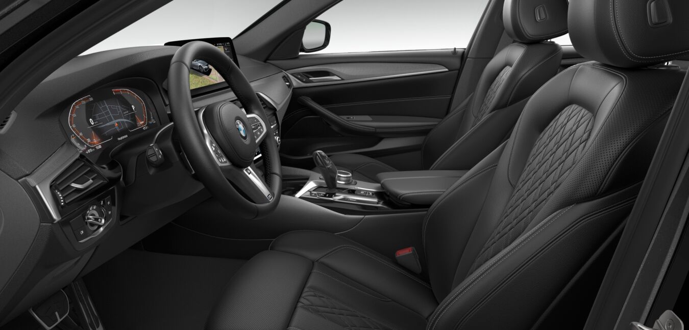 BMW BMW 5er im Innenraum seitlich