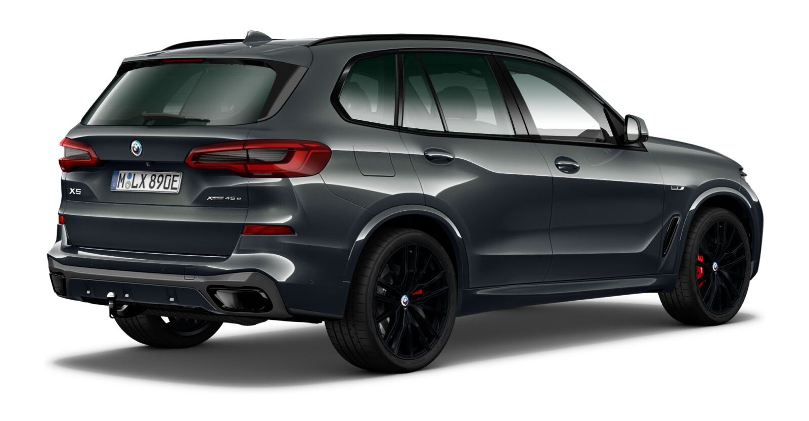 BMW BMW X in Grau von hinten