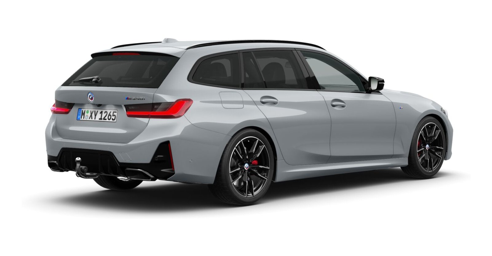 BMW BMW 3er in Grau von hinten