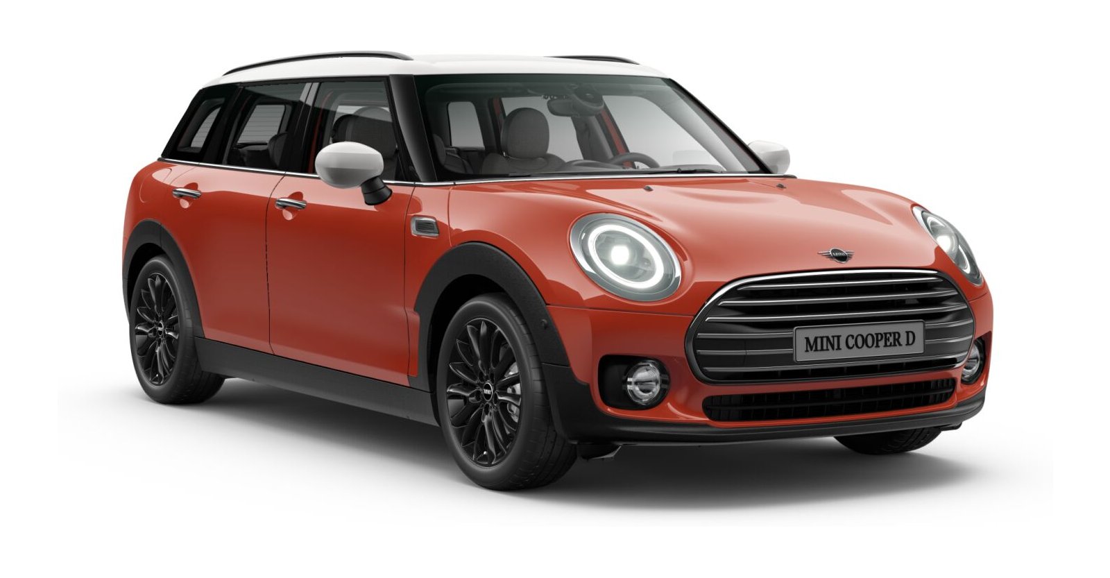 MINI Cooper D Clubman in Rot von vorne MINI Cooper D Clubman in Rot von vorne