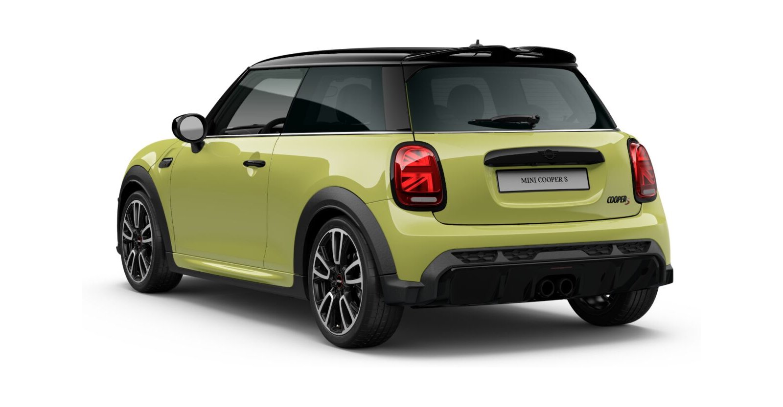 MINI MINI 3-Türer in Gelb von hinten