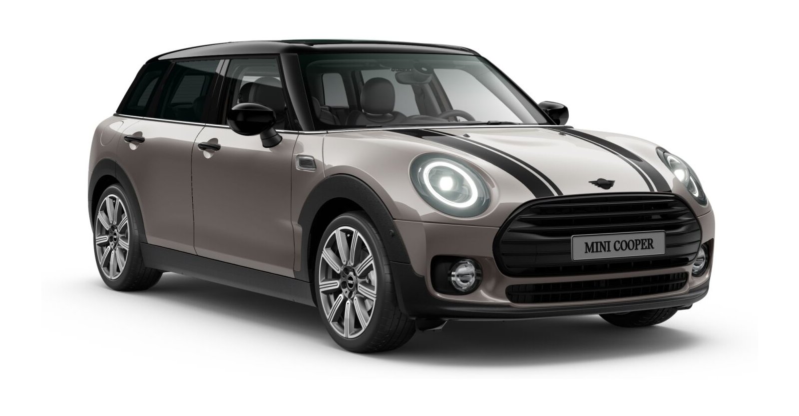 MINI Cooper Clubman in Grau von vorne