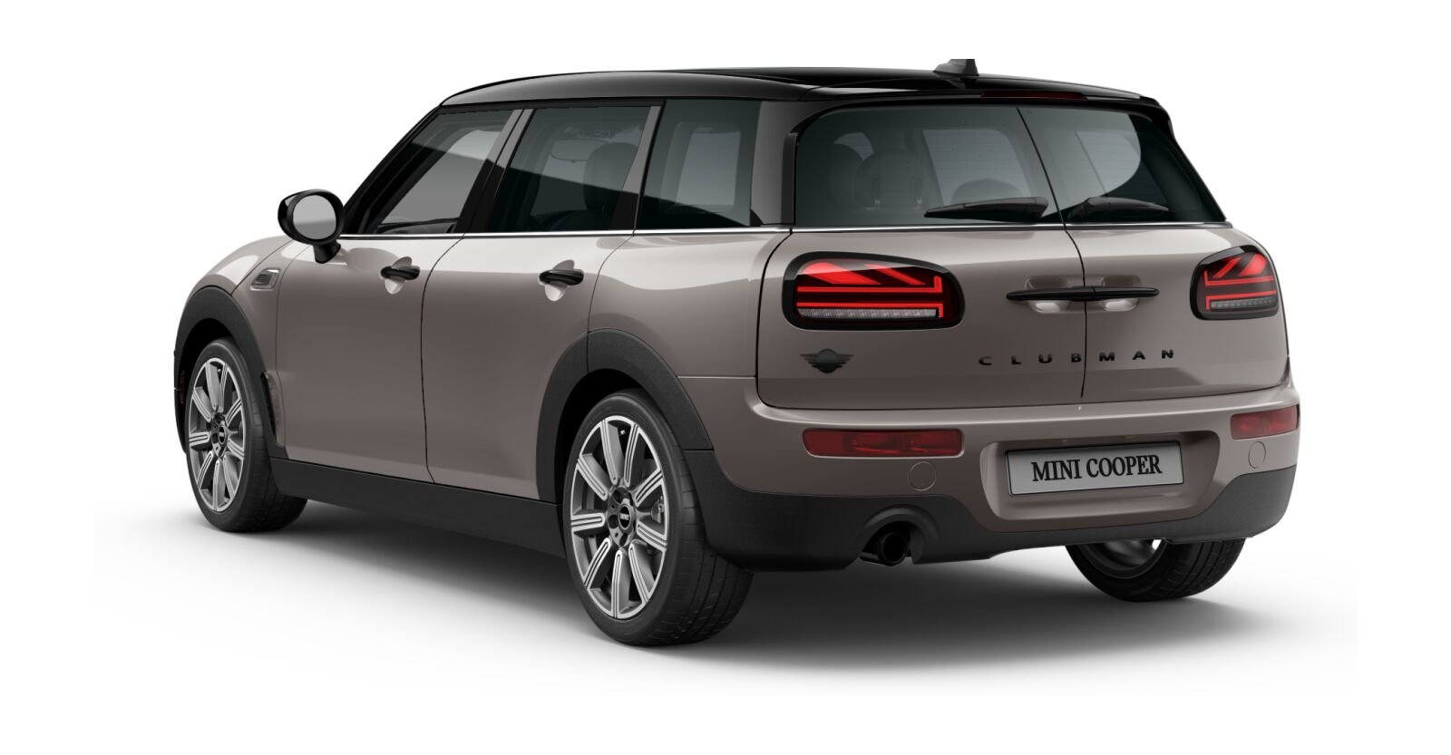 MINI MINI Clubman in Grau von hinten
