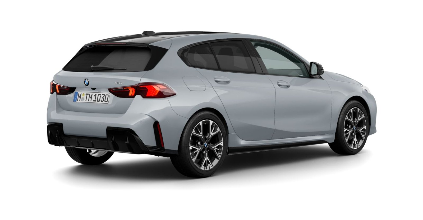 BMW BMW 1er in Grau von hinten