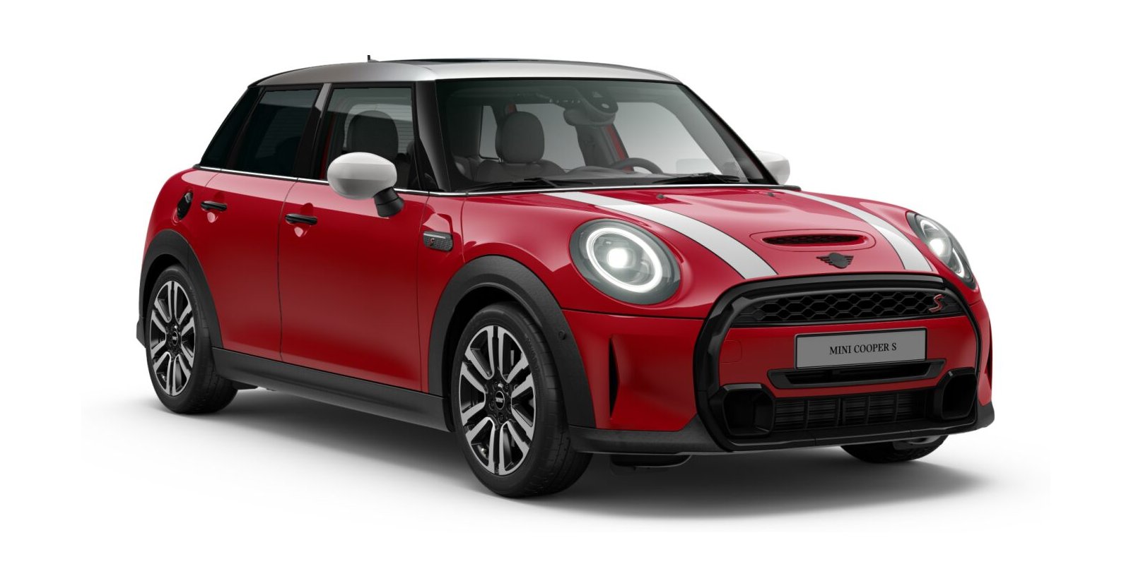 MINI Cooper S 5-Türer in Rot von vorne MINI Cooper S 5-Türer in Rot von vorne