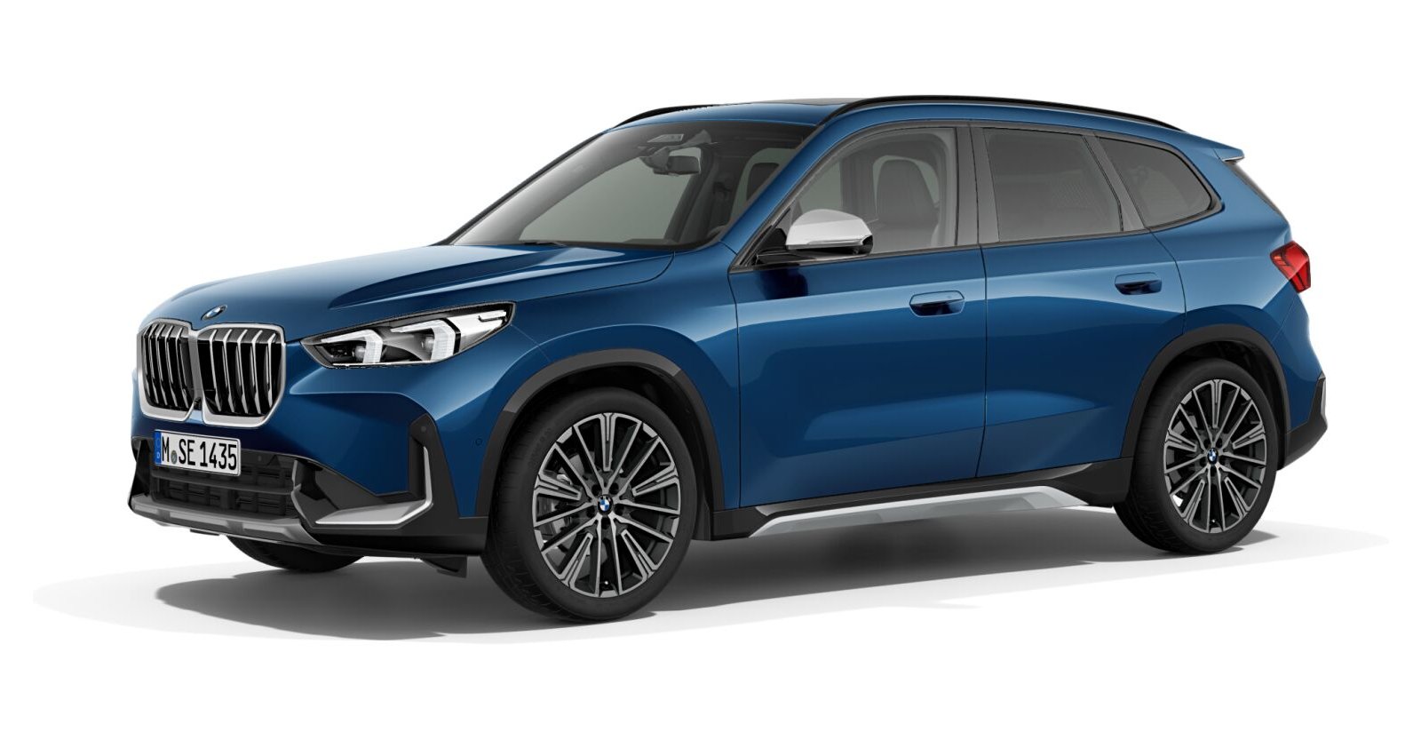 BMW BMW X in Blau von vorne BMW BMW X in Blau von vorne