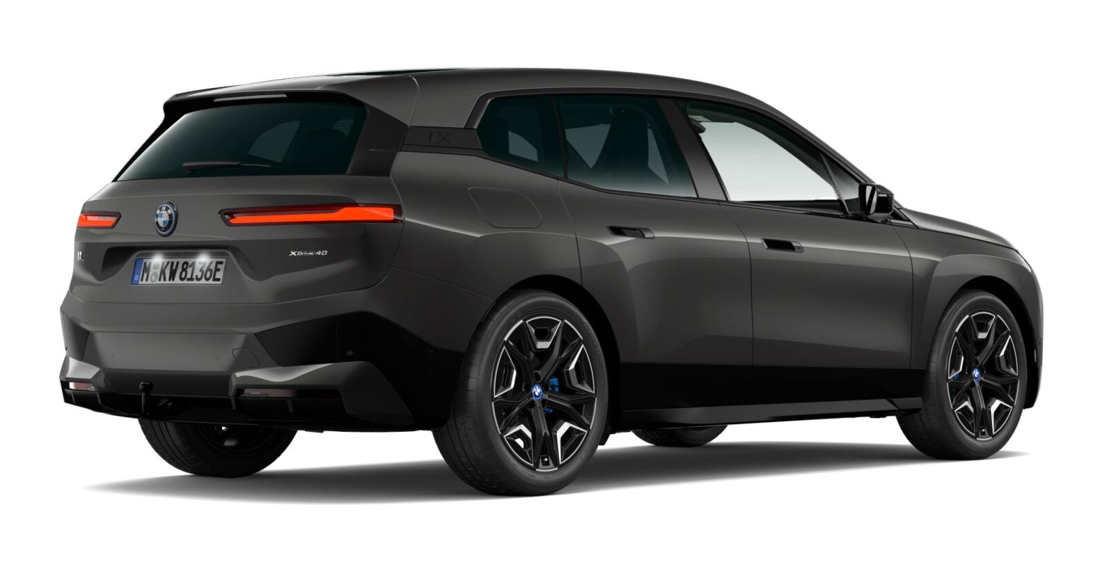 BMW BMW I in Grau von hinten