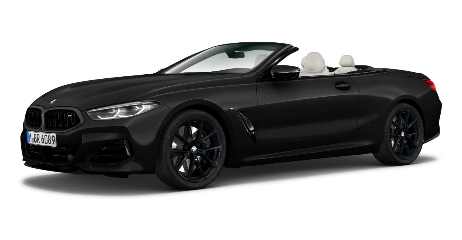 BMW BMW 8er in Schwarz von vorne BMW BMW 8er in Schwarz von vorne