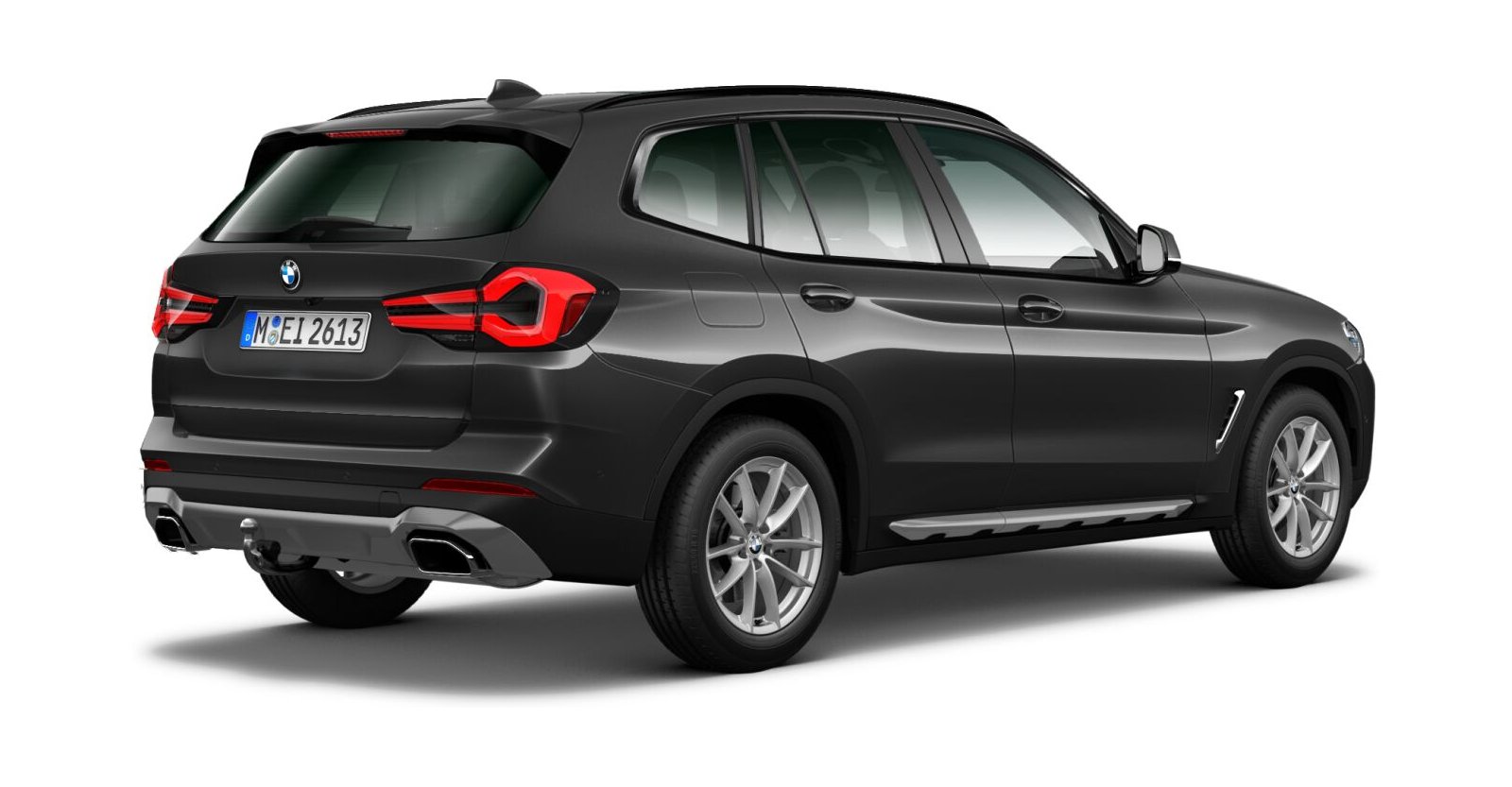 BMW BMW X in Grau von hinten