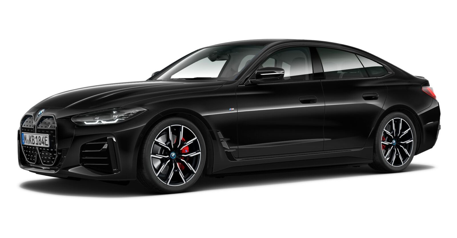 BMW BMW I in Schwarz von vorne BMW BMW I in Schwarz von vorne