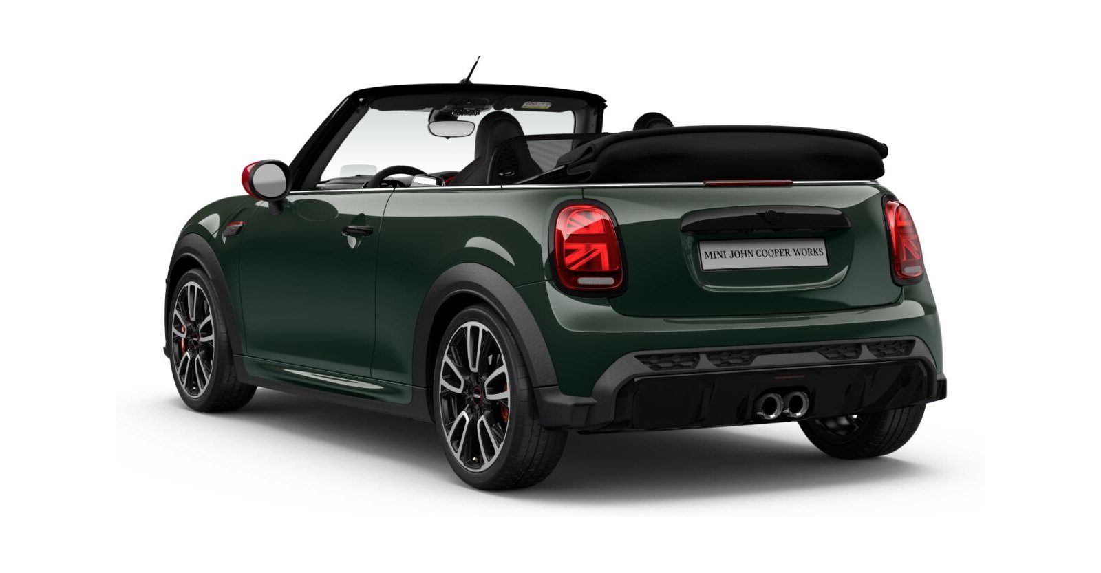 MINI MINI Cabrio in Grün von hinten MINI MINI Cabrio in Grün von hinten