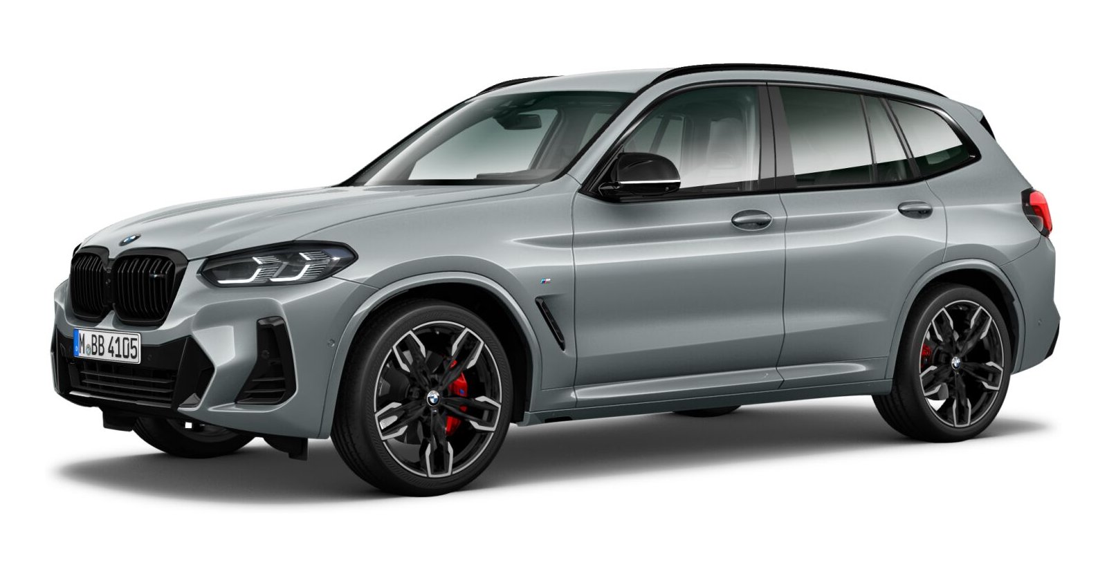 BMW X3 M40i in Grau von vorne