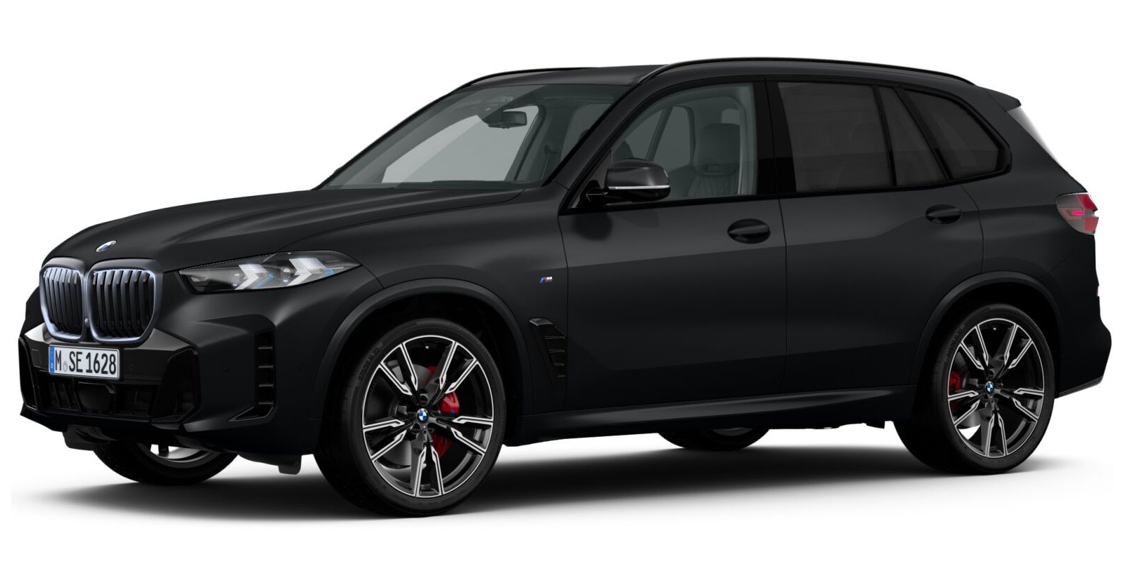 BMW X5 xDrive40d in Schwarz von vorne BMW X5 xDrive40d in Schwarz von vorne