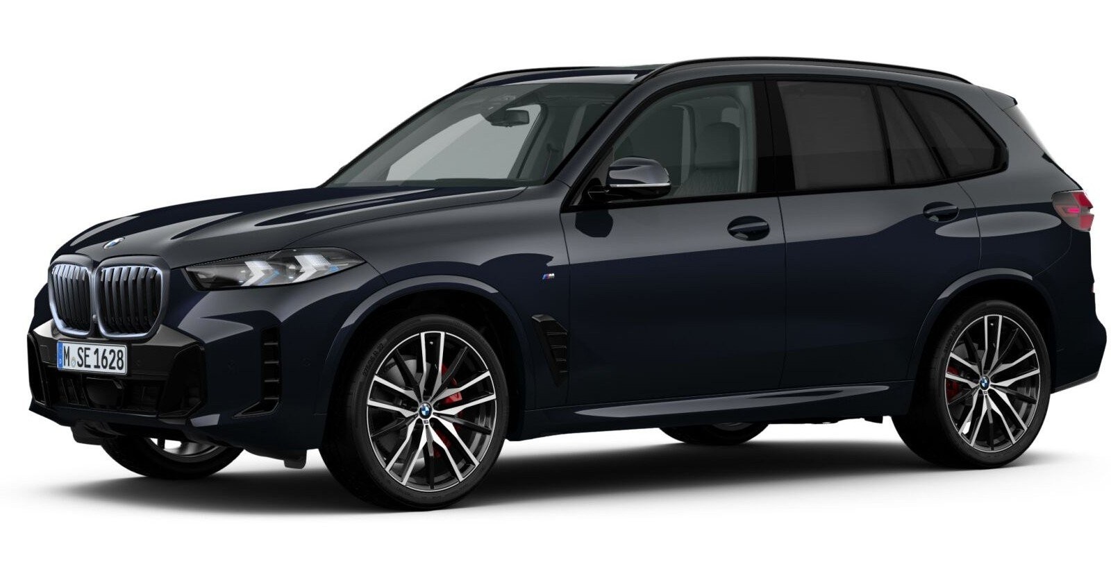 BMW X5 xDrive40d in Schwarz von vorne BMW X5 xDrive40d in Schwarz von vorne