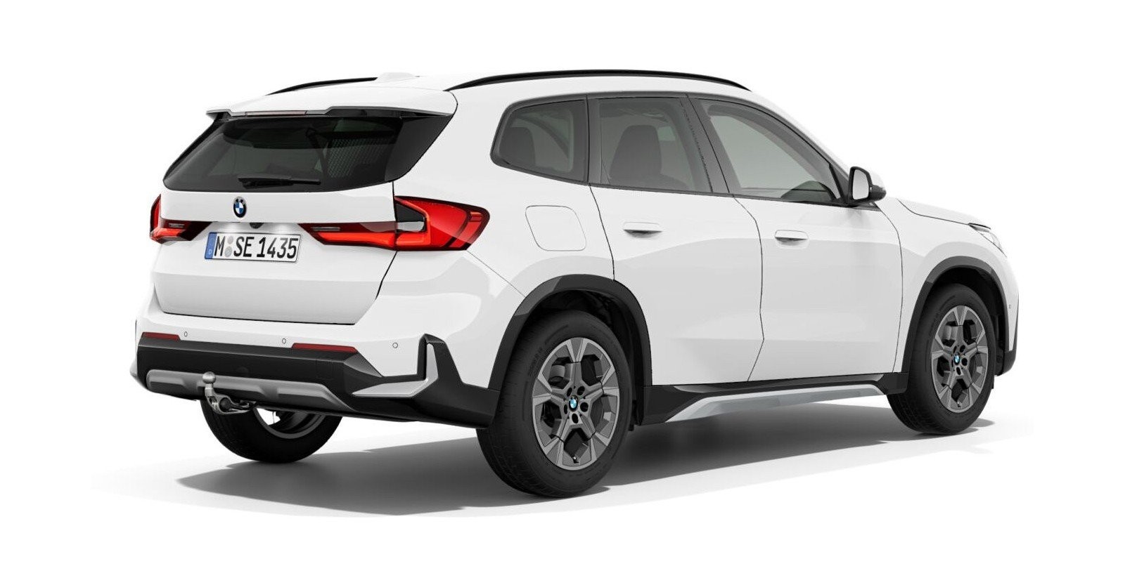 BMW BMW X in Weiß von hinten BMW BMW X in Weiß von hinten