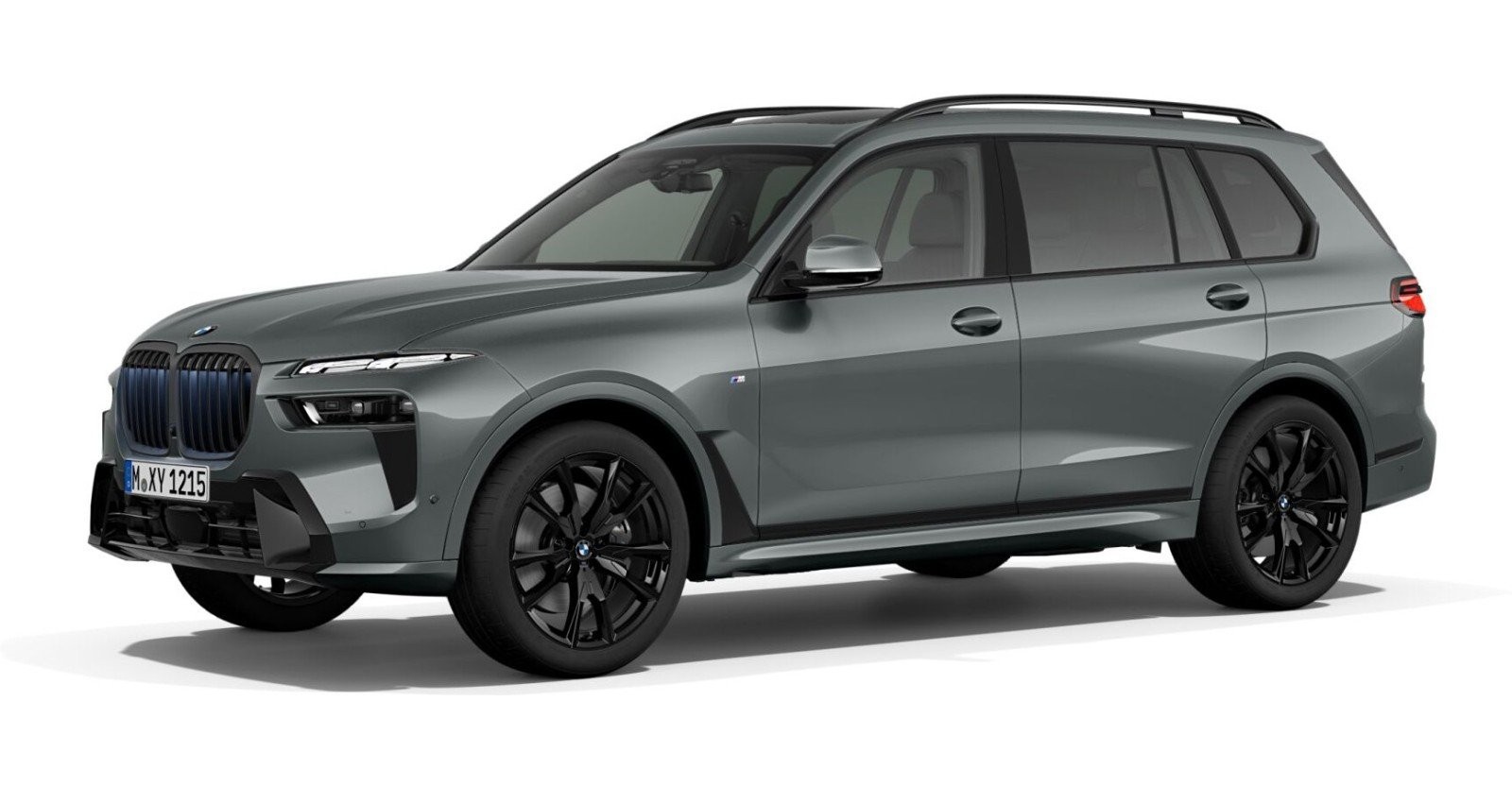 BMW X7 xDrive40d in Grau von vorne BMW X7 xDrive40d in Grau von vorne