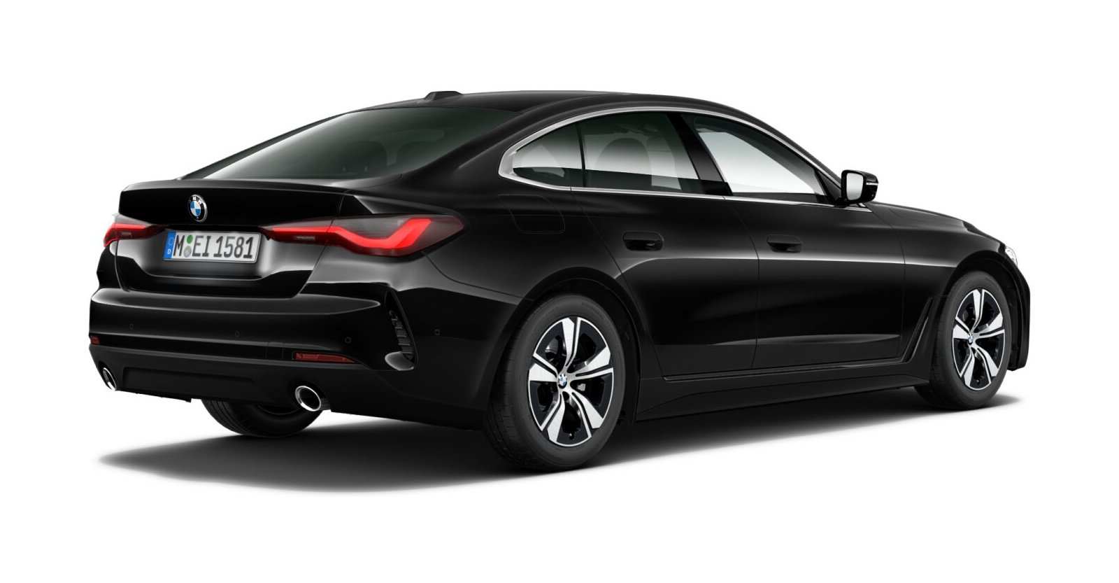 BMW BMW 4er in Schwarz von hinten BMW BMW 4er in Schwarz von hinten