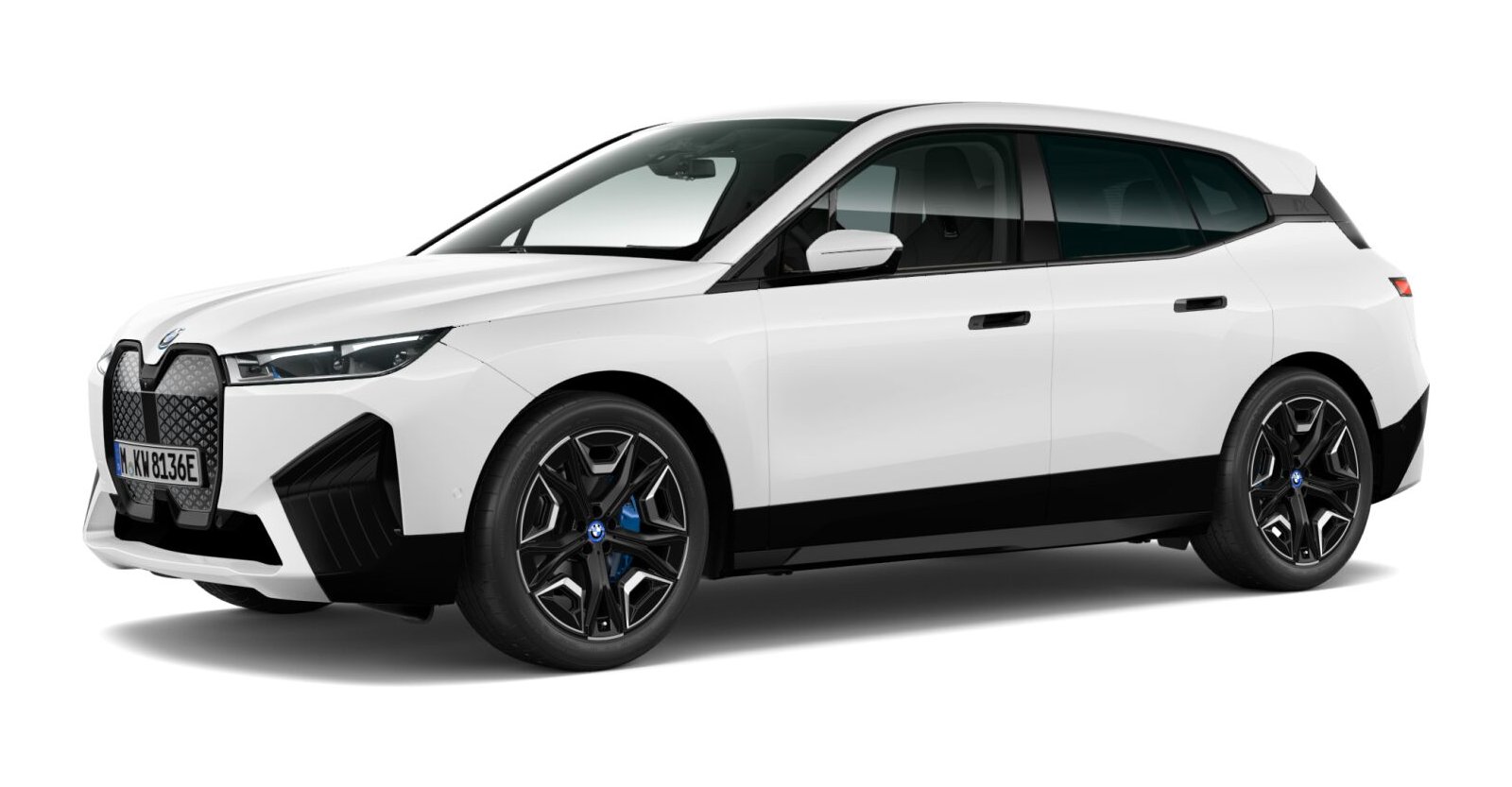 BMW BMW I in Weiß von vorne BMW BMW I in Weiß von vorne