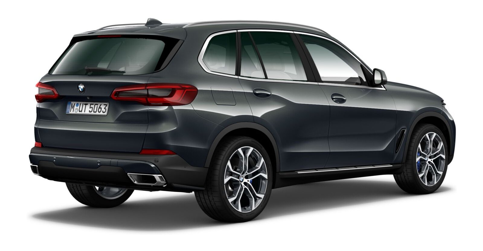 BMW BMW X in Grau von hinten BMW BMW X in Grau von hinten