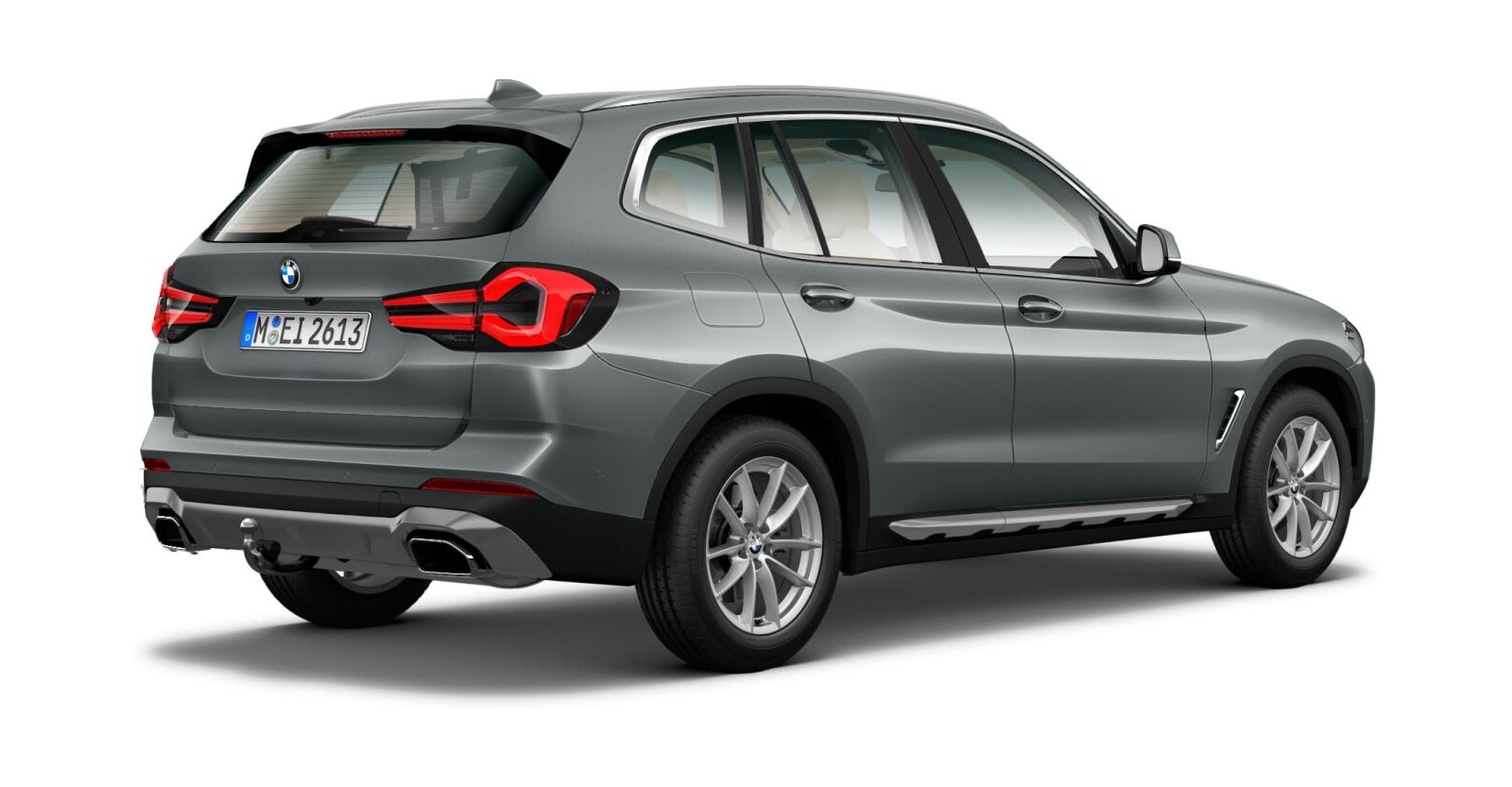 BMW BMW X in Grau von hinten BMW BMW X in Grau von hinten