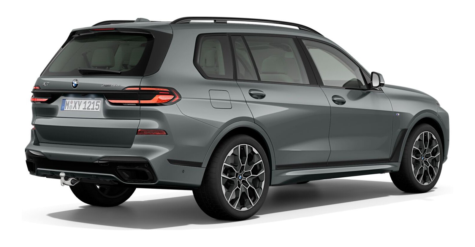 BMW BMW X in Grau von hinten BMW BMW X in Grau von hinten