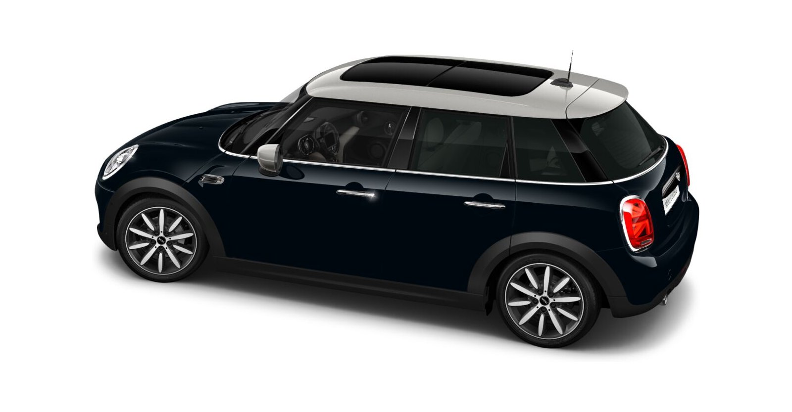 MINI MINI 5-Türer in Schwarz von hinten