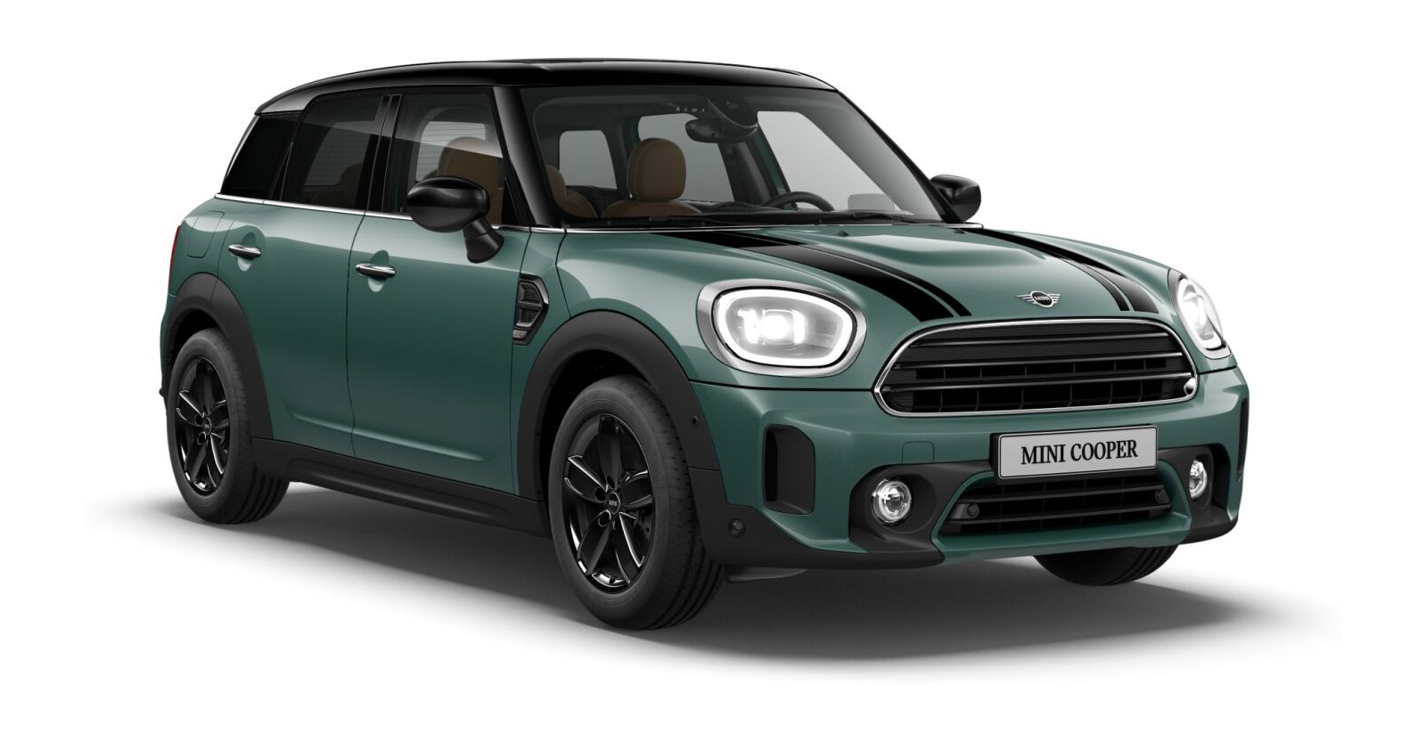 MINI Cooper Countryman in Grün von vorne MINI Cooper Countryman in Grün von vorne