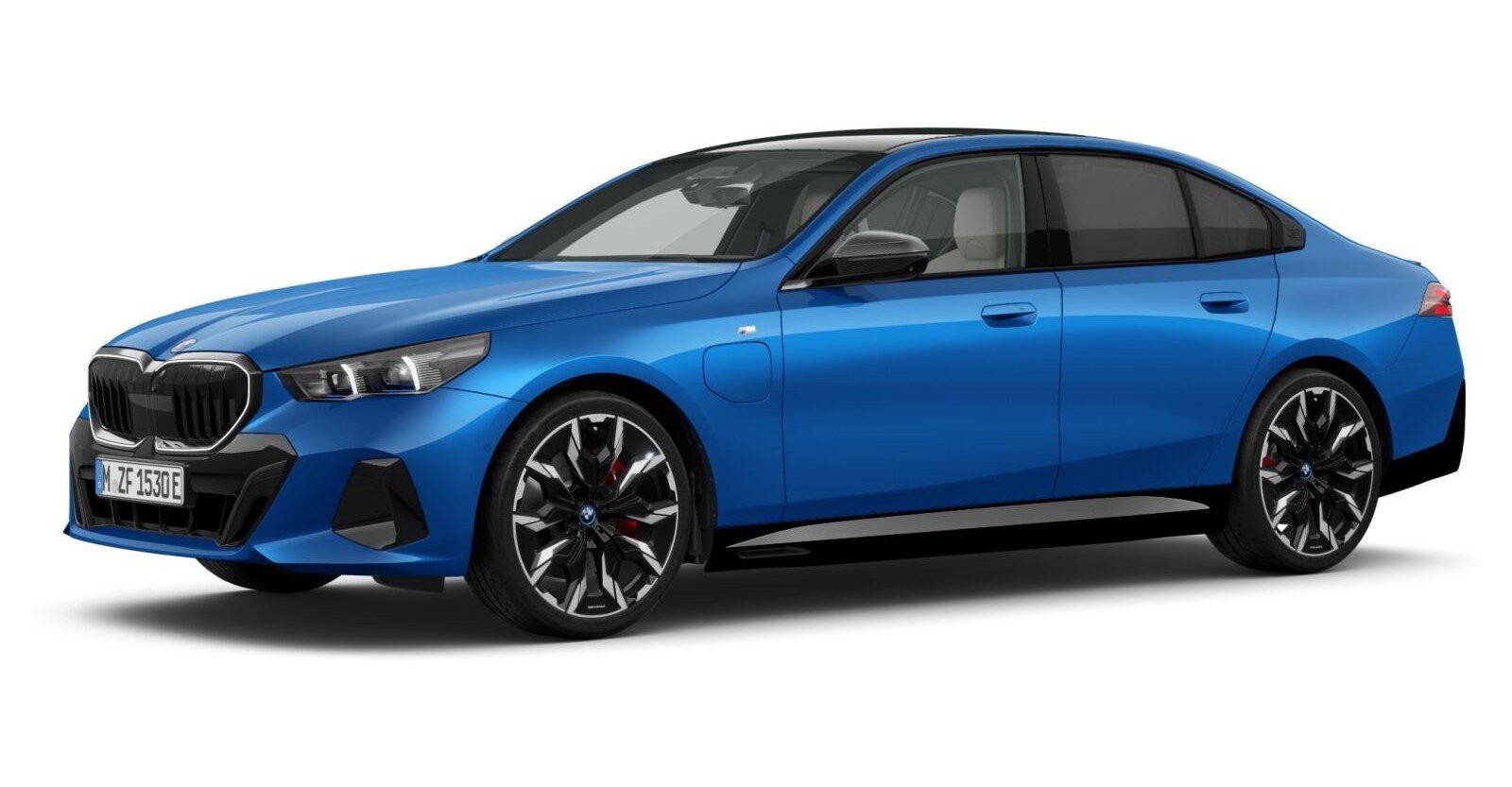 BMW BMW 5er in Blau von vorne BMW BMW 5er in Blau von vorne