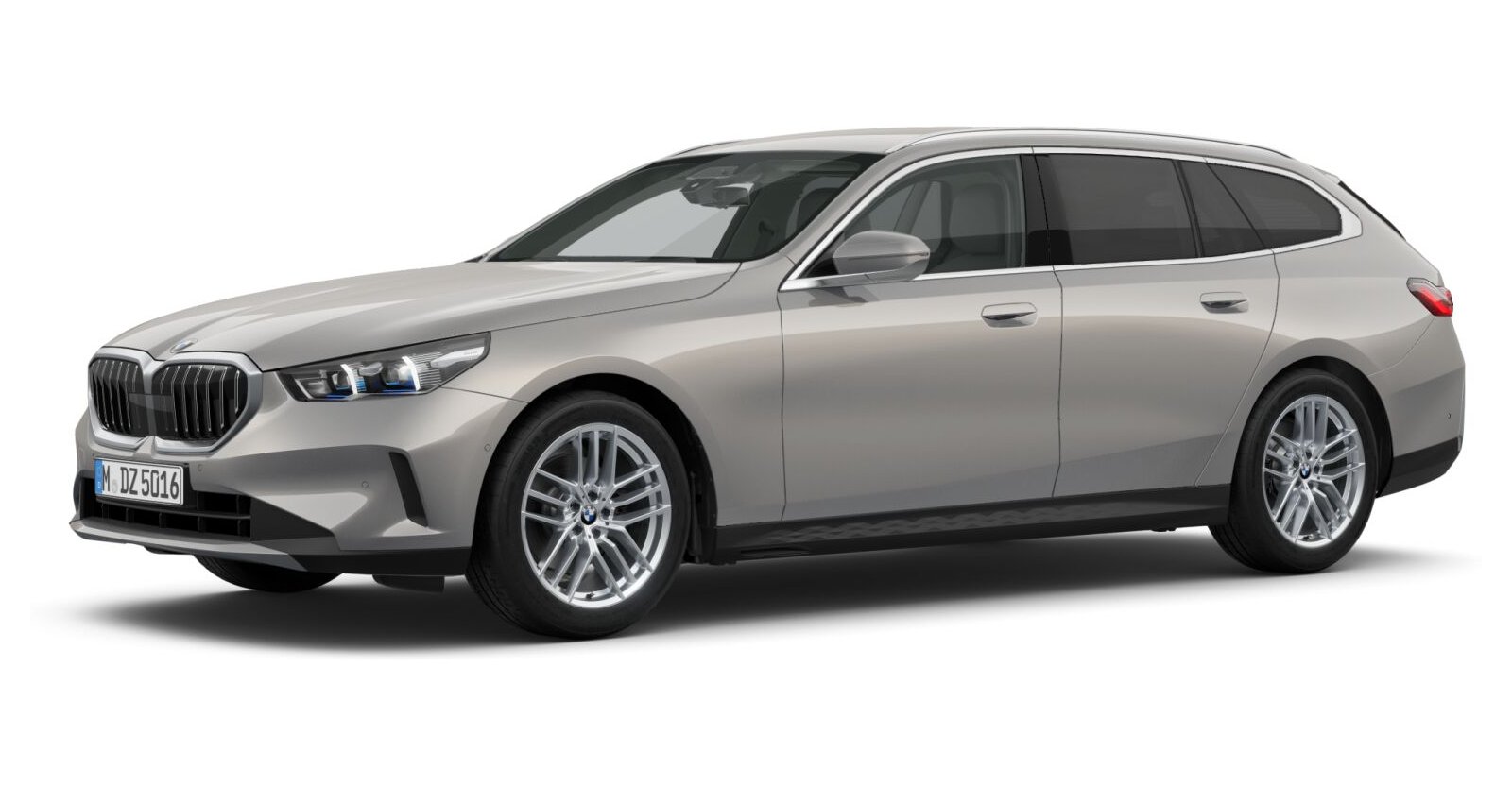 BMW 520i Touring in Grau von vorne BMW 520i Touring in Grau von vorne