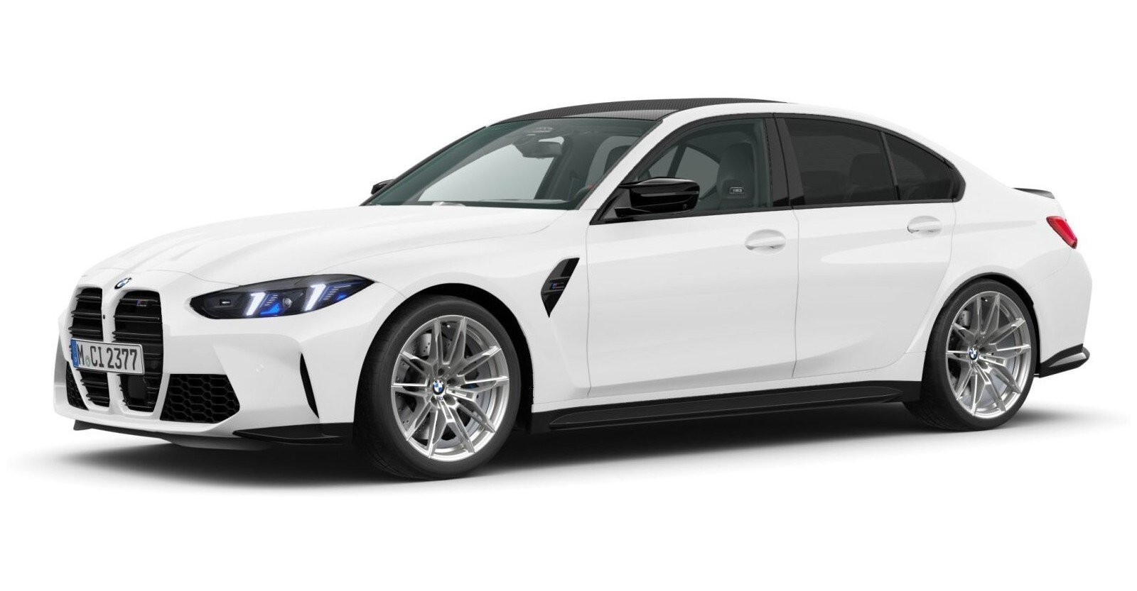BMW BMW M in Weiß von vorne BMW BMW M in Weiß von vorne