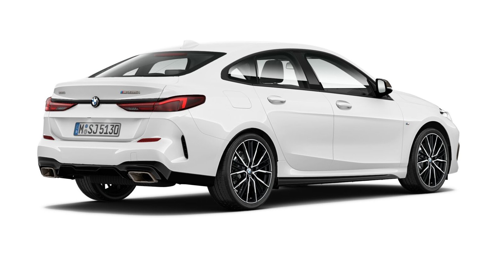 BMW BMW 2er in Weiß von hinten BMW BMW 2er in Weiß von hinten