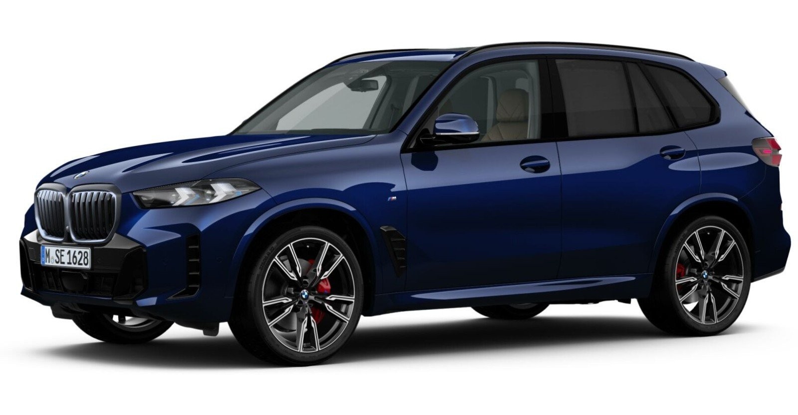 BMW BMW X in Blau von vorne BMW BMW X in Blau von vorne