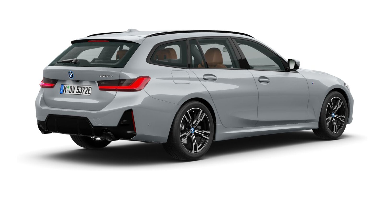 BMW BMW 3er in Grau von hinten