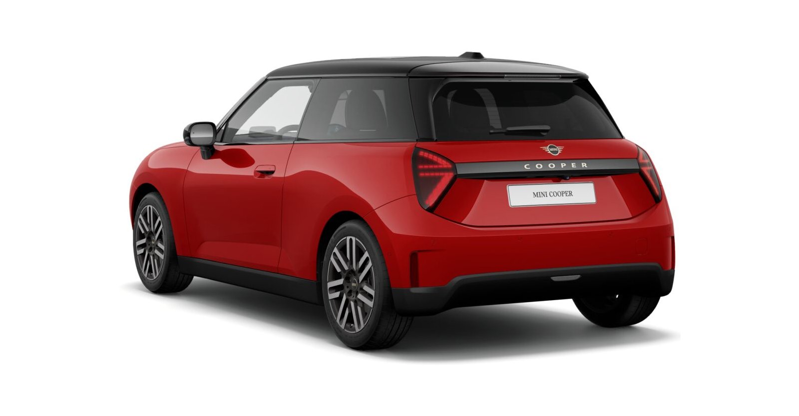 MINI MINI 3-Türer in Rot von hinten