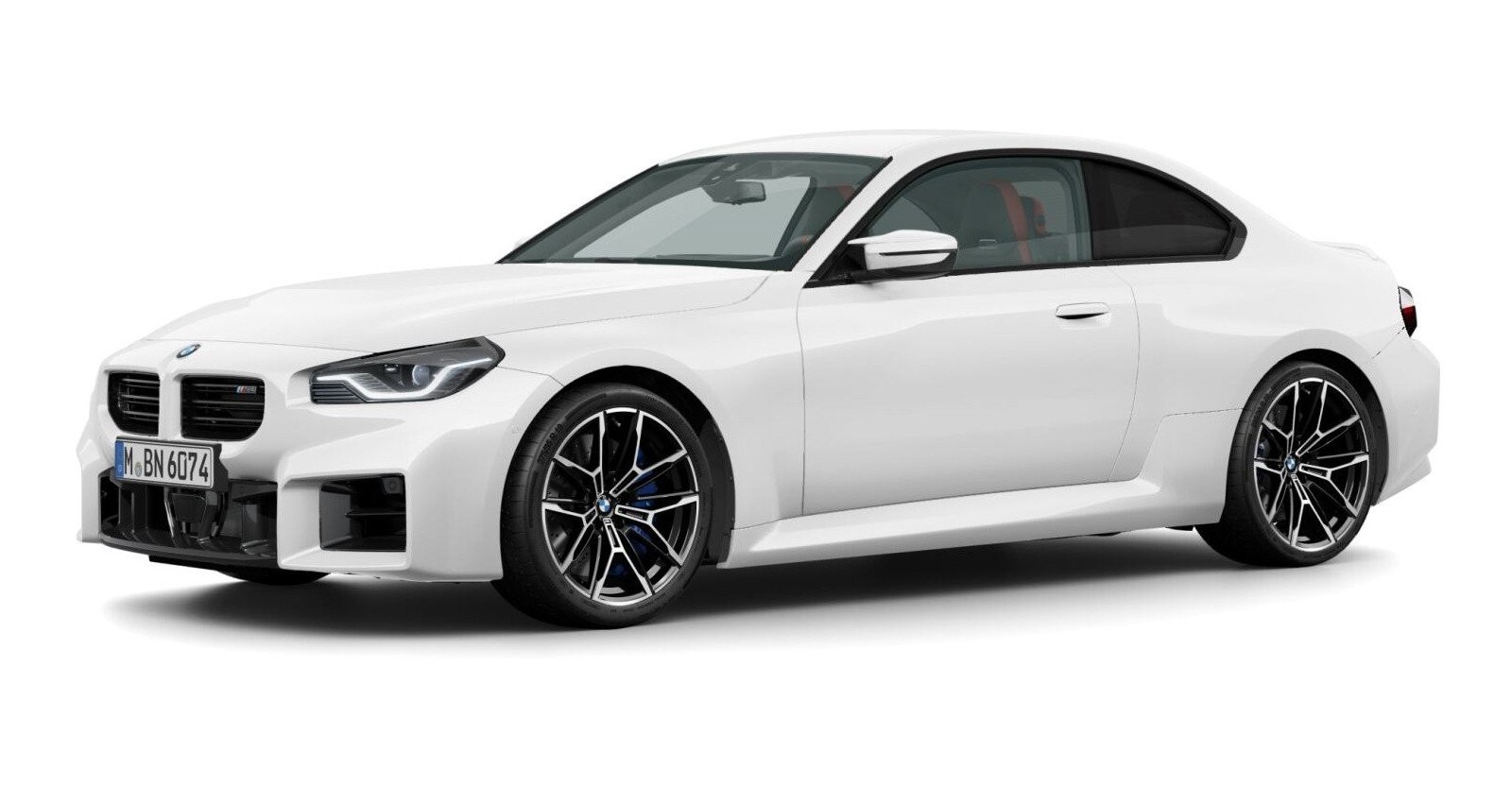 BMW M2 Coupe in Weiß von vorne