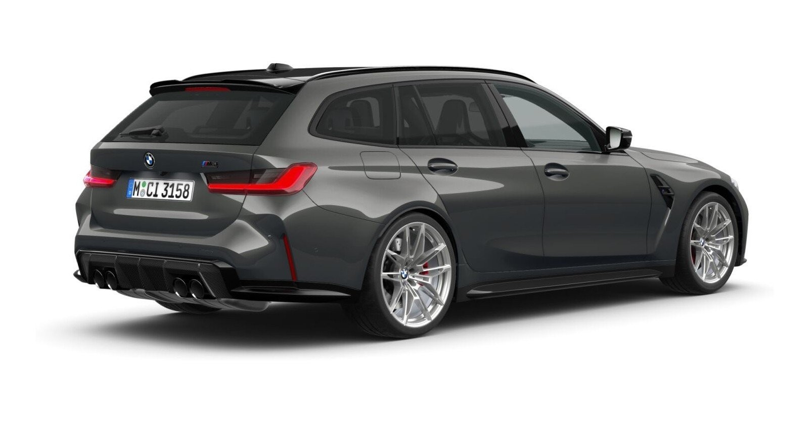 BMW BMW M in Grau von hinten BMW BMW M in Grau von hinten