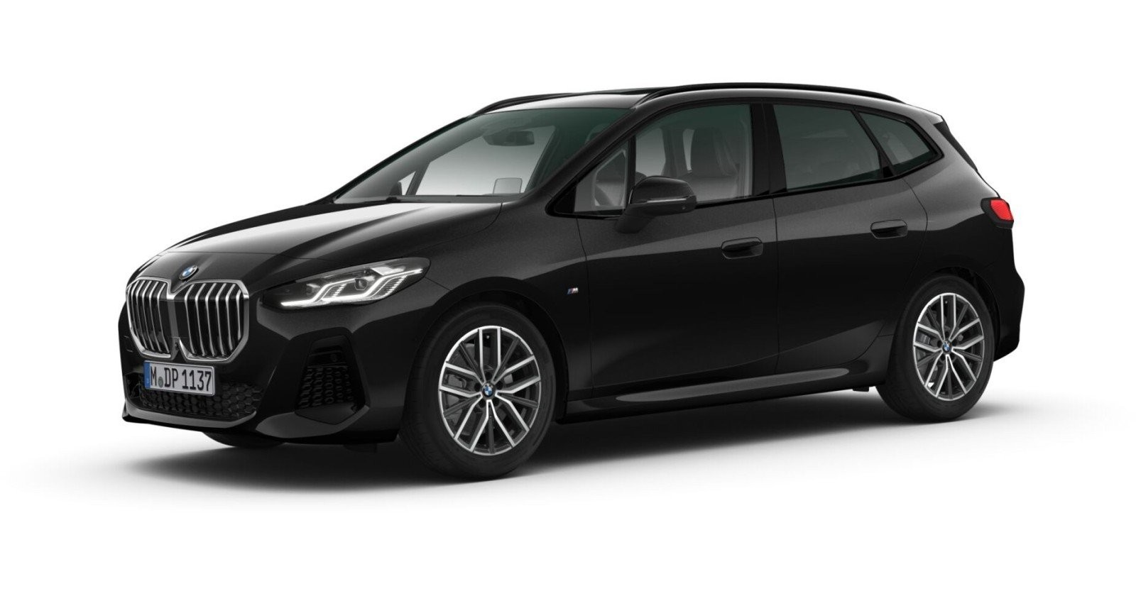 BMW BMW 2er in Schwarz von vorne BMW BMW 2er in Schwarz von vorne