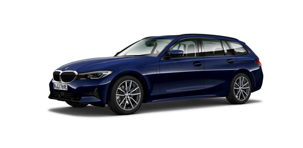 BMW BMW 3er in Blau von vorne BMW BMW 3er in Blau von vorne