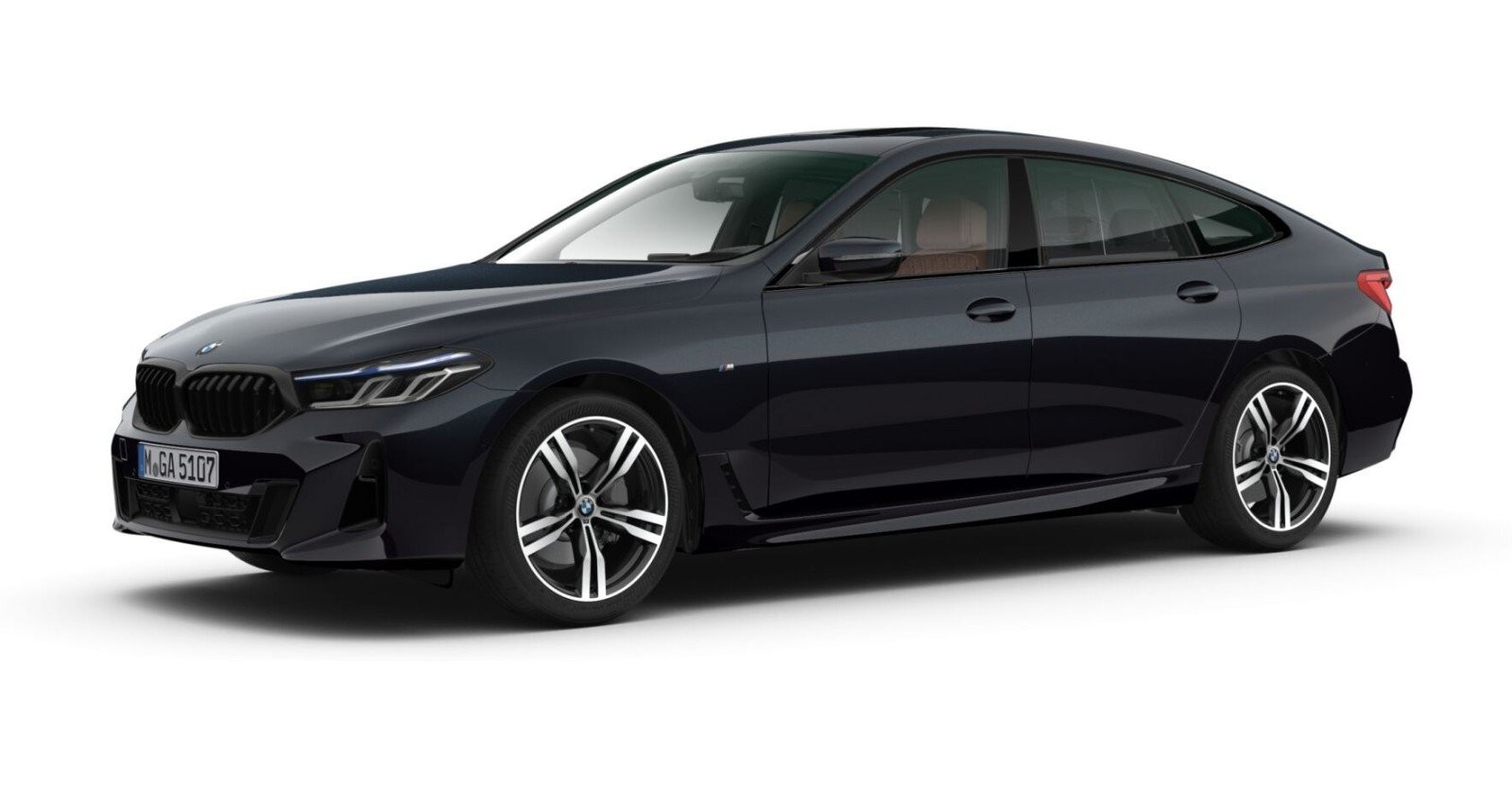 BMW BMW 6er in Schwarz von vorne BMW BMW 6er in Schwarz von vorne