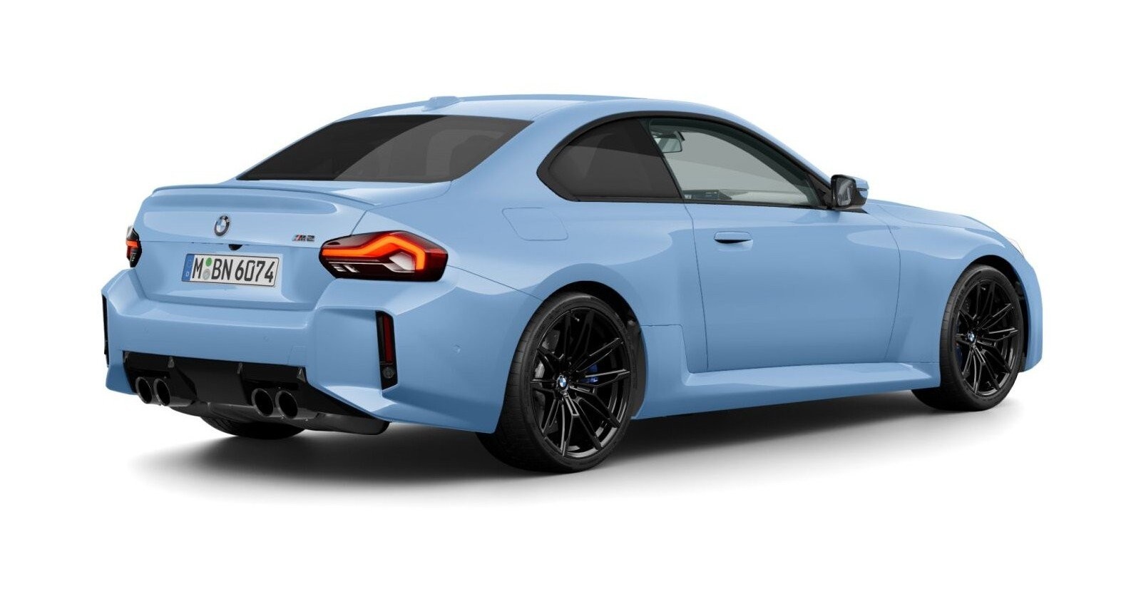 BMW BMW M in Blau von hinten BMW BMW M in Blau von hinten
