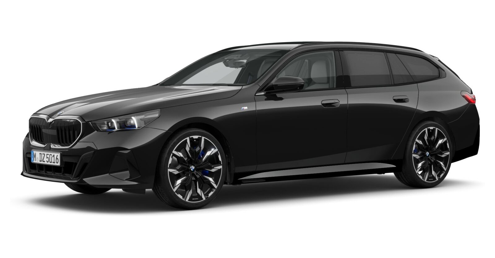 BMW BMW 5er in Schwarz von vorne BMW BMW 5er in Schwarz von vorne